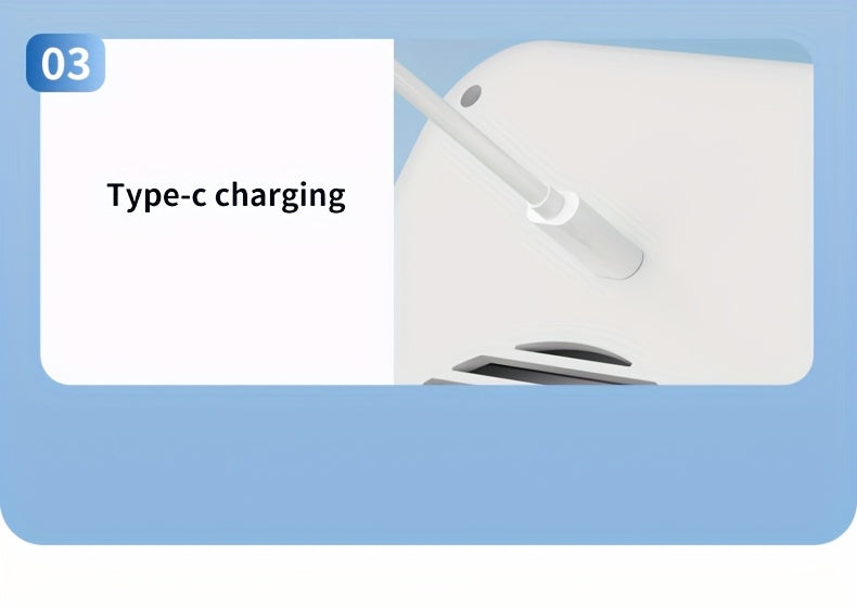 Portable Air Cooler Fan 6000mAh Rechargeable USB-C Personal Cooling Fan