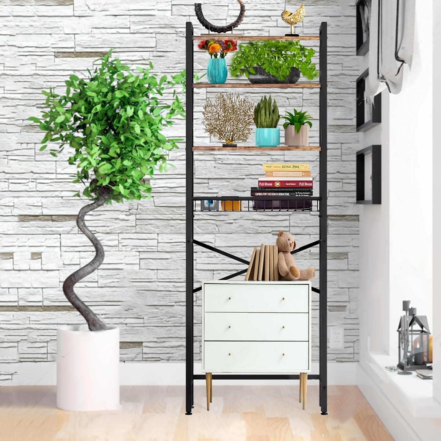 4/5-Tier Over-The-Toilet Storage Rack – Maximize Your Bathroom Space