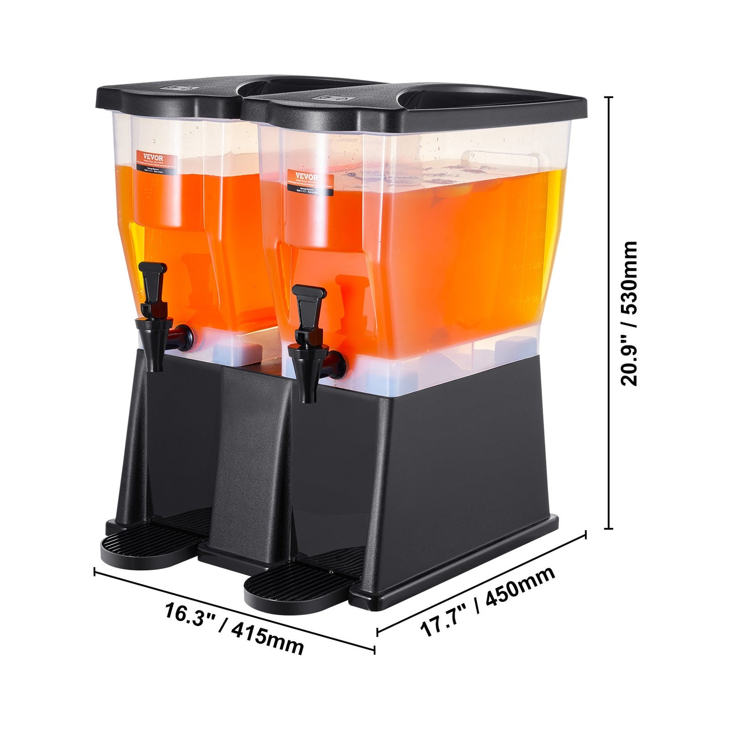 3 Gallon Beverage Dispenser w/ Stand Spigot Lid for Juice Tea Water Parties