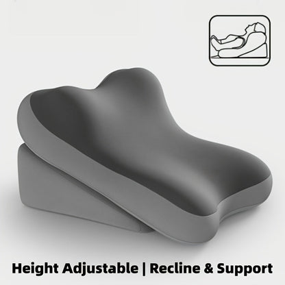 Adjustable Bed Wedge Pillow Memory Foam Backrest Reading Support Cushion