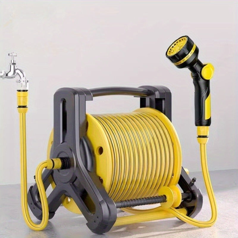 Automatic Retractable Water Hose Reel Set Garden Hose Spray Nozzle