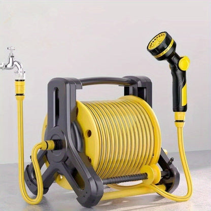 Automatic Retractable Water Hose Reel Set Garden Hose Spray Nozzle