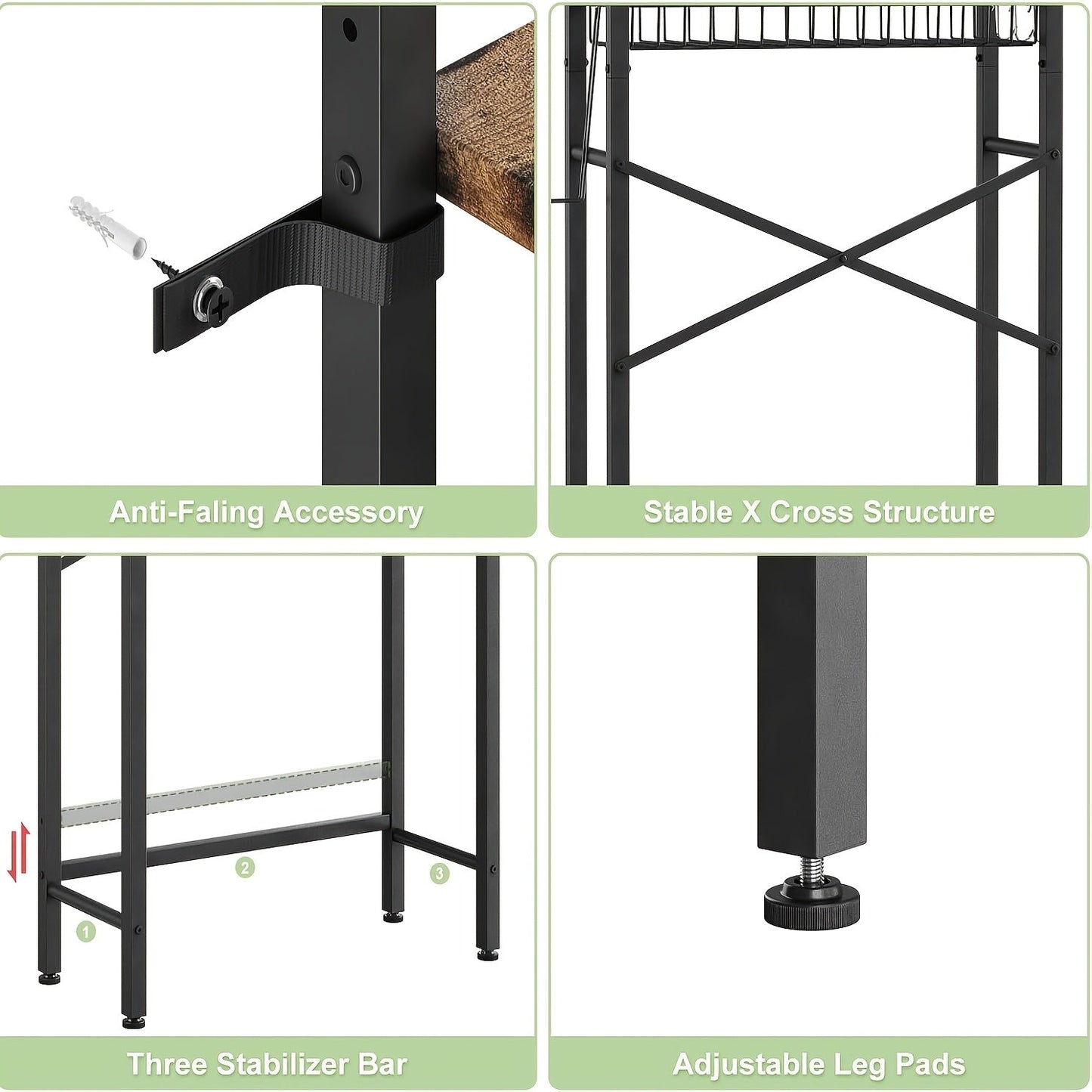 4/5-Tier Over-The-Toilet Storage Rack – Maximize Your Bathroom Space