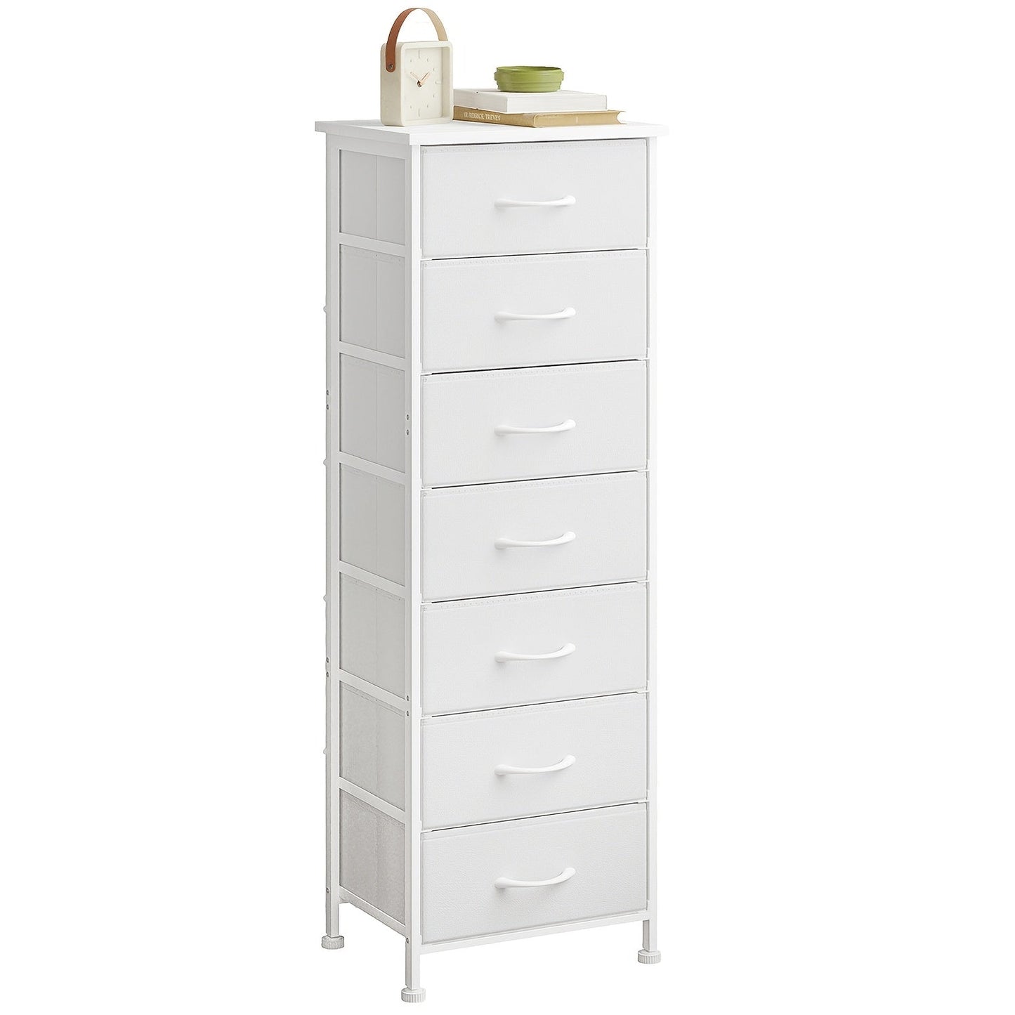 Tall Dresser Storage Organizer 6/7 Drawers Bedroom Chest Fabric Storage Tower