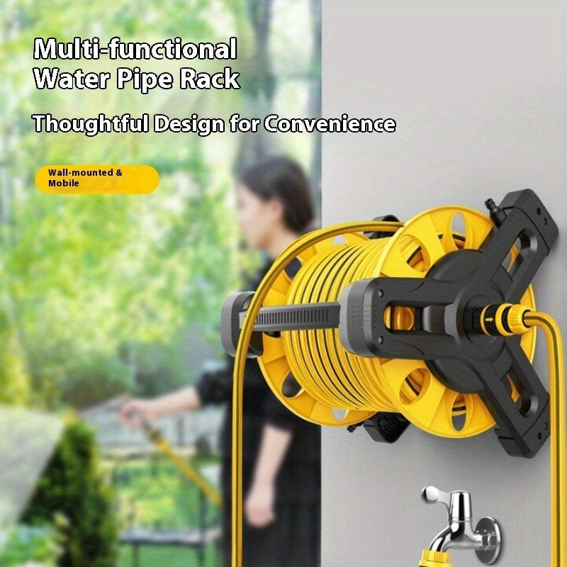 Automatic Retractable Water Hose Reel Set Garden Hose Spray Nozzle