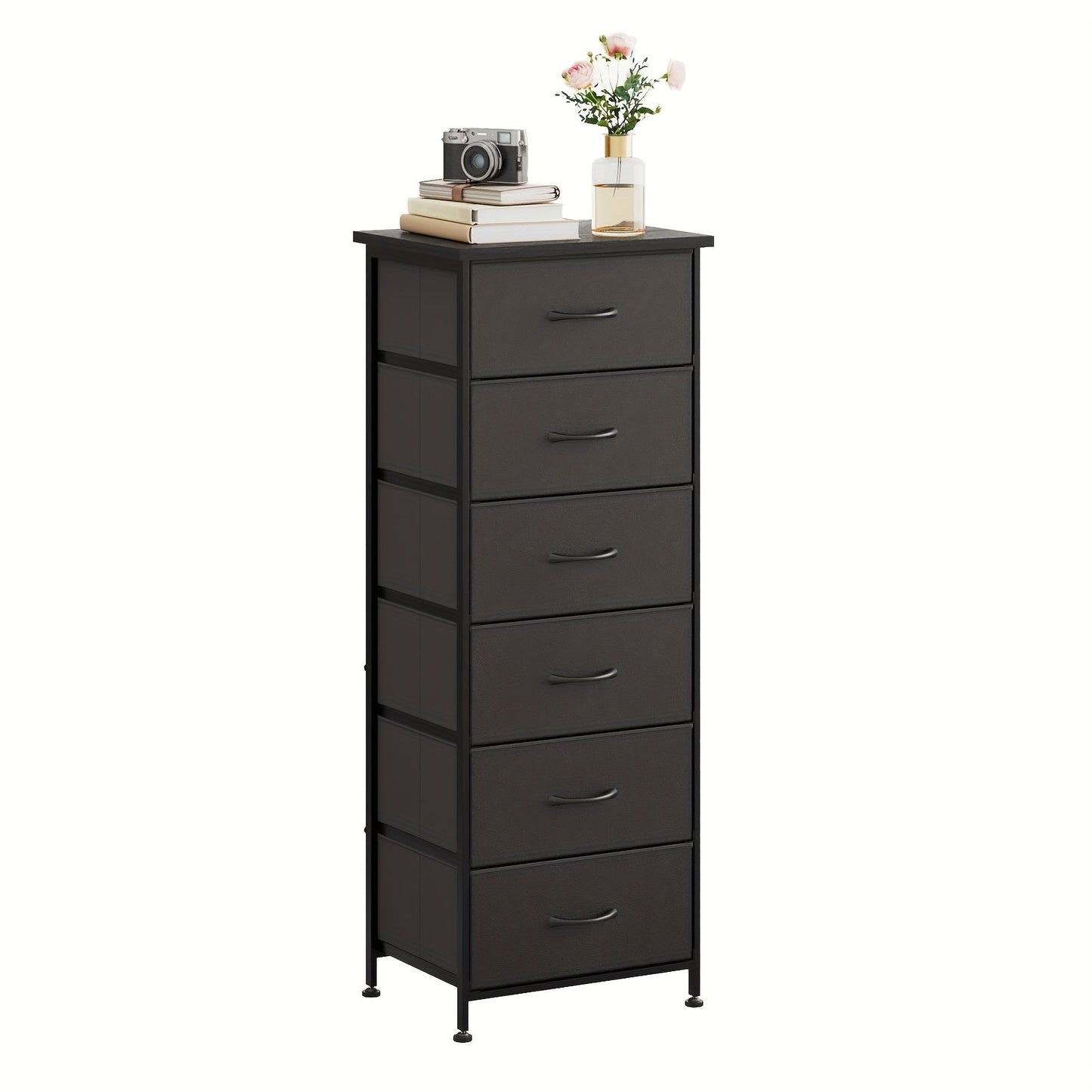 Tall Dresser Storage Organizer 6/7 Drawers Bedroom Chest Fabric Storage Tower