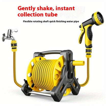 Automatic Retractable Water Hose Reel Set Garden Hose Spray Nozzle