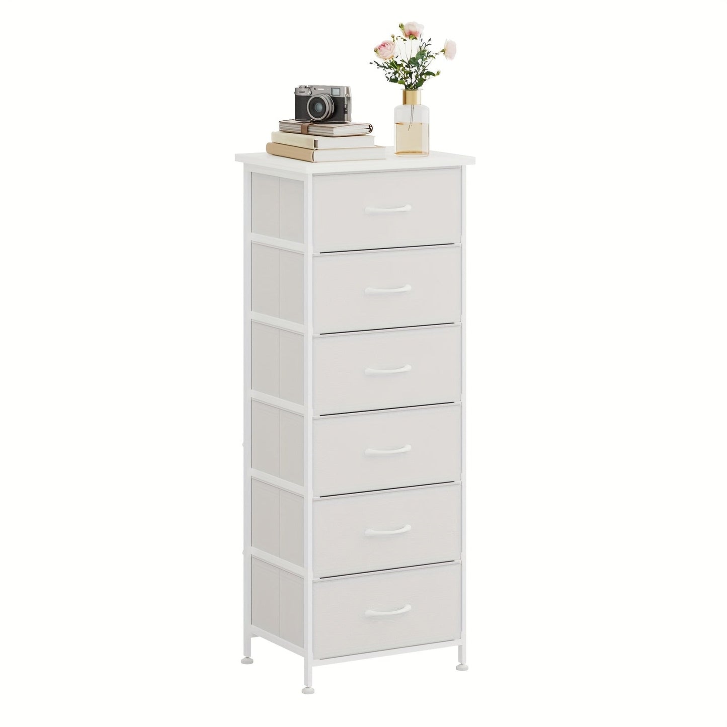 Tall Dresser Storage Organizer 6/7 Drawers Bedroom Chest Fabric Storage Tower