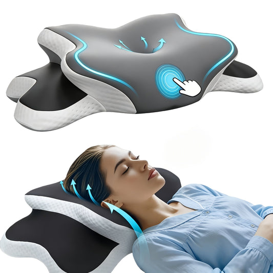 Ergonomic Cervical Memory Foam Pillow Cooling Bed Pillow Neck Support Sleep