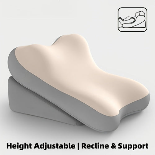 Adjustable Bed Wedge Pillow Memory Foam Backrest Reading Support Cushion