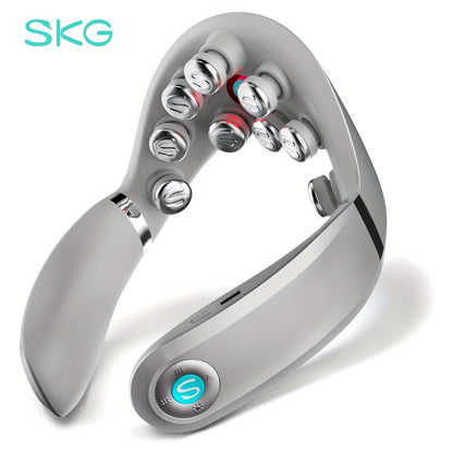 Neck Massager with Heat Cordless Portable Deep Kneading Muscle Relaxer