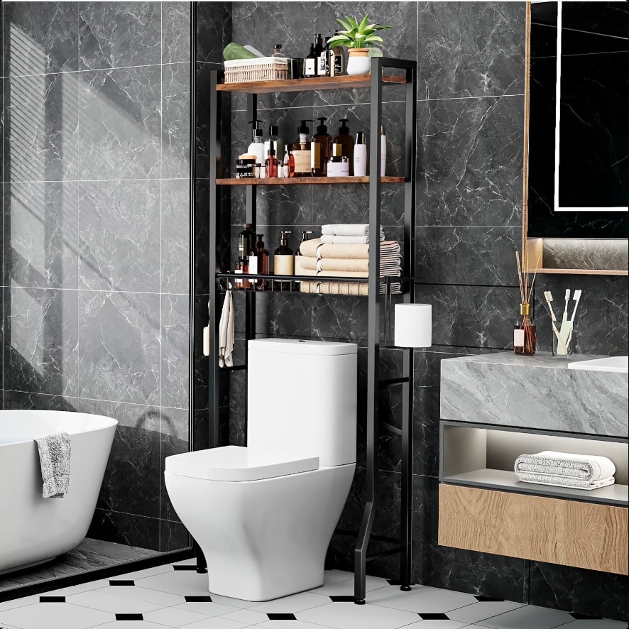 4/5-Tier Over-The-Toilet Storage Rack – Maximize Your Bathroom Space