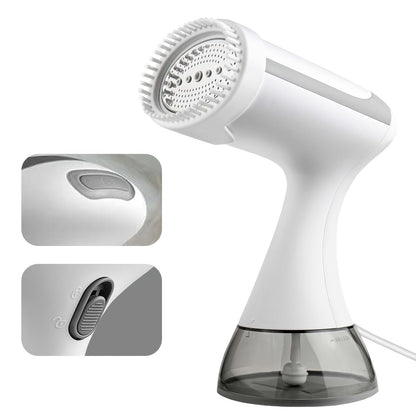 1100W Handheld Garment Steamer Fast Heat Clothes Steam Iron 300ml Tank