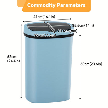 13 Gallon 50L Automatic Trash Can Touchless Motion Sensor Kitchen Garbage Bin