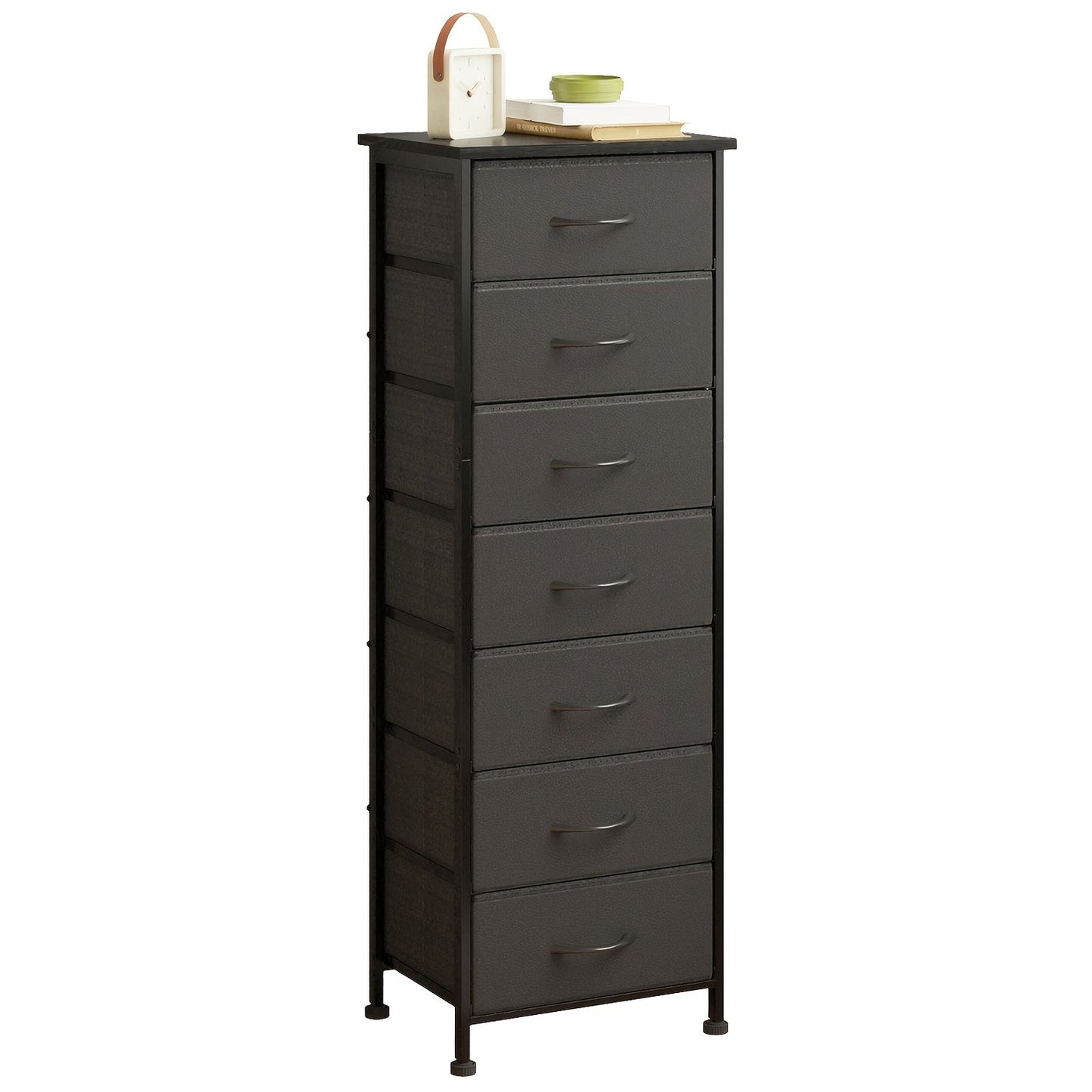 Tall Dresser Storage Organizer 6/7 Drawers Bedroom Chest Fabric Storage Tower