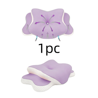 Ergonomic Cervical Memory Foam Pillow Cooling Bed Pillow Neck Support Sleep