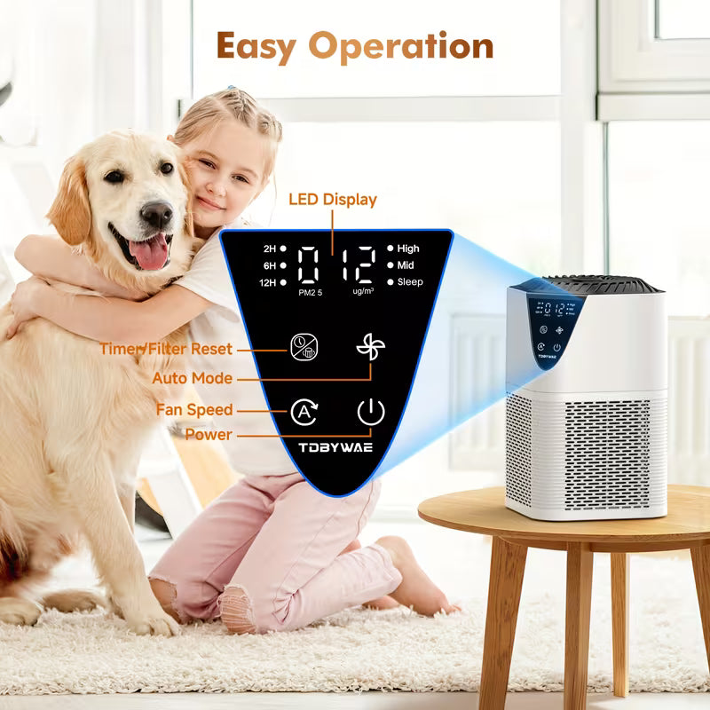 H13 True HEPA Air Purifier with Fragrance Diffuser