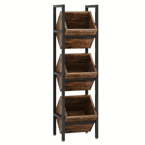 Multifunctional Vertical Storage Rack – Space-Saving Freestanding Organizer for Kitchen, Bathroom & Living Room