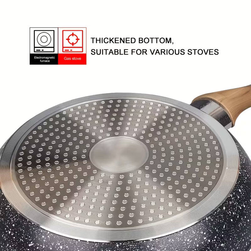 3-Piece Nonstick Frying Pan Set – 7, 9.5 & 11 Inch – Induction Compatible