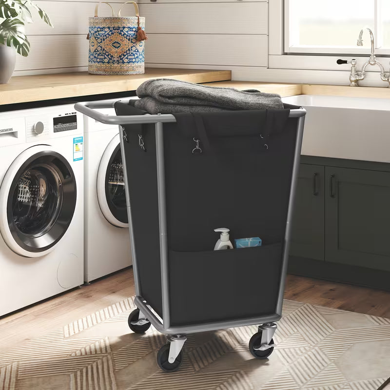 130L Rolling Laundry Hamper with Removable Bag