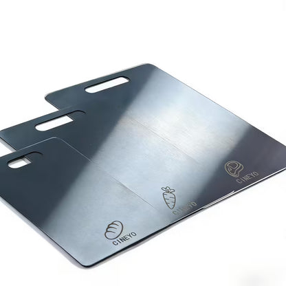 4-Piece Titanium Cutting Board Set with Storage Stand