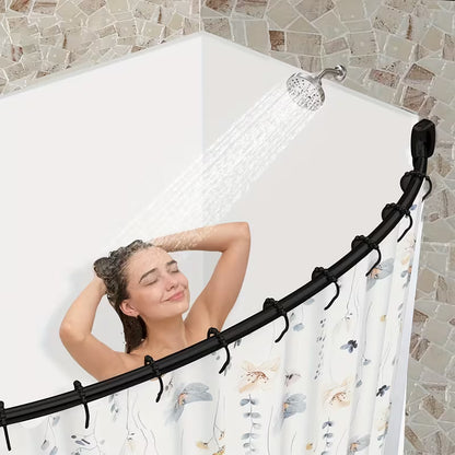 Heavy-Duty Curved Adjustable Shower Rod