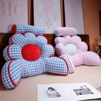 Sunflower Bed Cushion with Fabric Cover