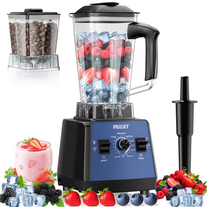 Professional Countertop Blender & Food Processor – 2400W, 25,000 RPM, 68 oz