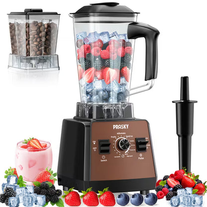 Professional Countertop Blender & Food Processor – 2400W, 25,000 RPM, 68 oz
