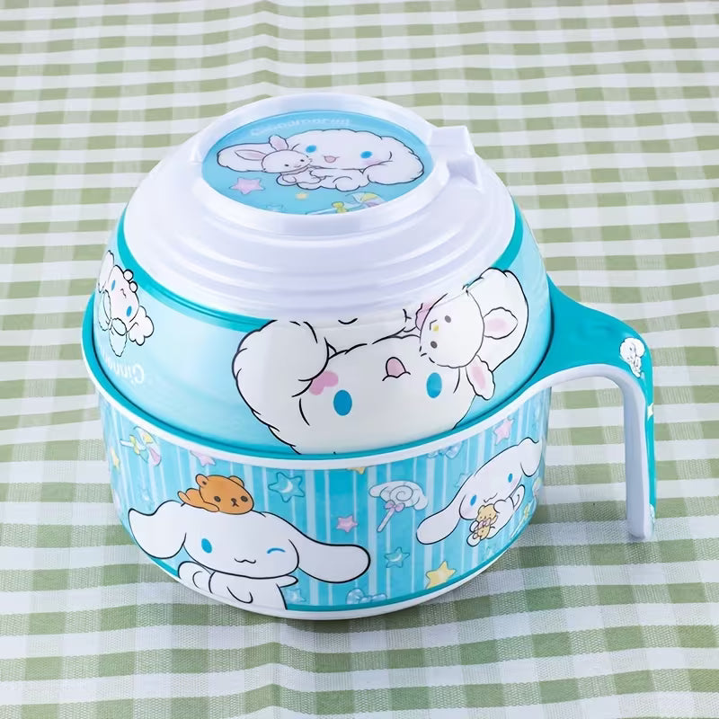 Ramen Bowl with Lid – Reusable Instant Noodle, Soup, Cereal & Salad Bowl
