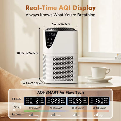 H13 True HEPA Air Purifier with Fragrance Diffuser