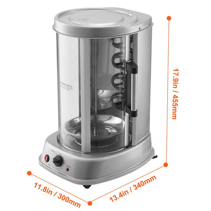 Stainless Steel Shawarma Grill Machine – Vertical Gyro Rotisserie Doner