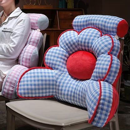 Sunflower Bed Cushion with Fabric Cover