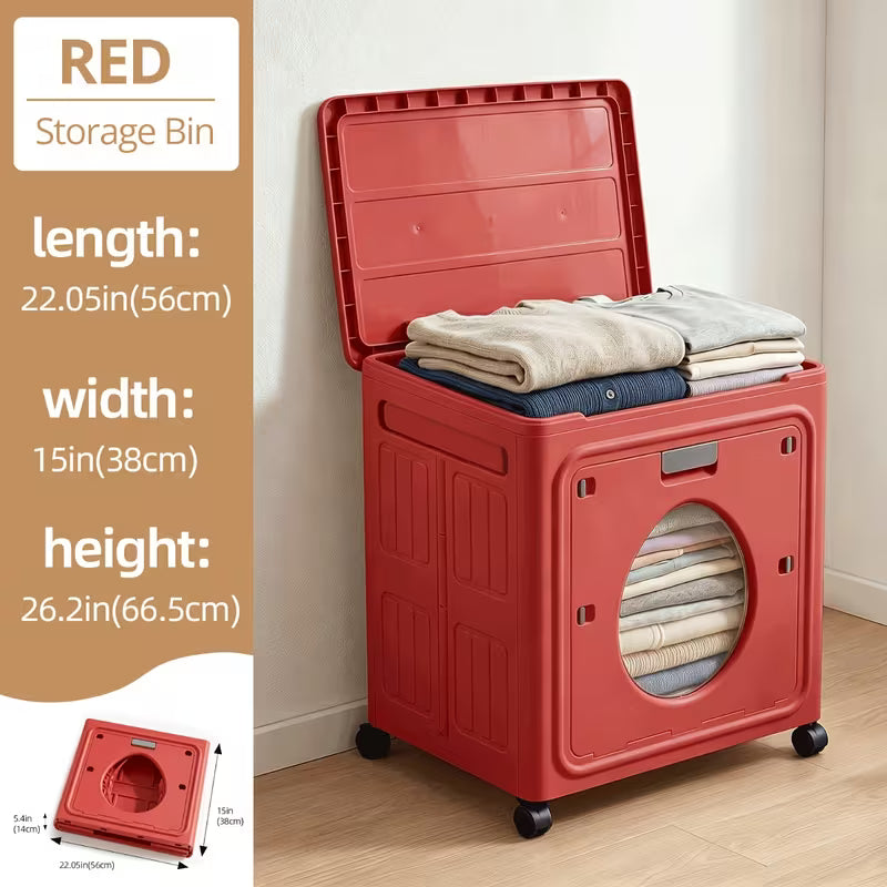 Large 37-Gallon Foldable Storage Organizer