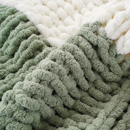 50 × 60 Inch Chunky Chenille Throw Blanket