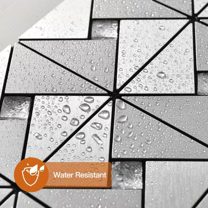 Silver Windmill Peel and Stick Backsplash Tiles