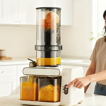 200W Cold Press Juicer with 5.4-Inch Wide Feed Chute