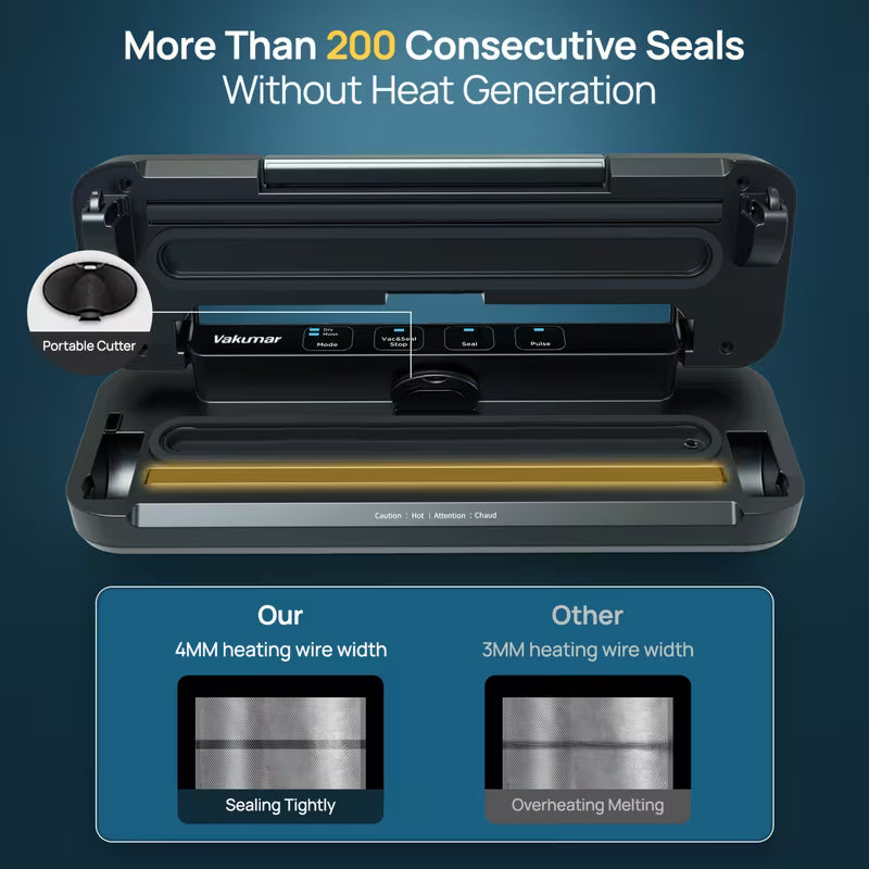 80KPa Automatic Food Vacuum Sealer Machine