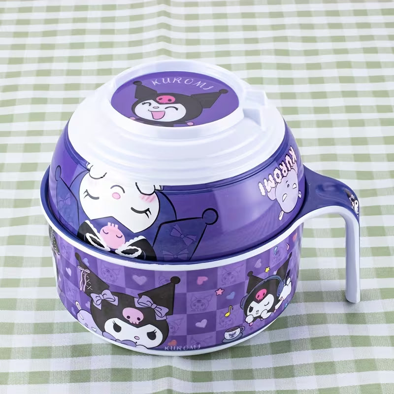 Ramen Bowl with Lid – Reusable Instant Noodle, Soup, Cereal & Salad Bowl