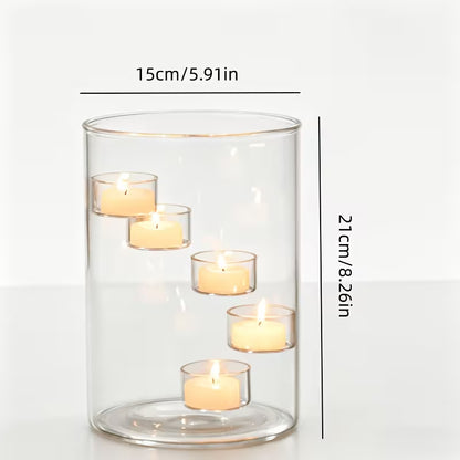 Extra Large Glass Hurricane Candle Holder