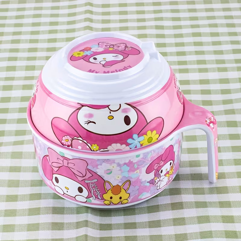 Ramen Bowl with Lid – Reusable Instant Noodle, Soup, Cereal & Salad Bowl