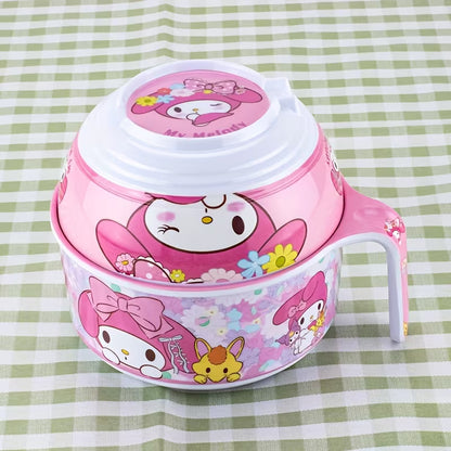 Ramen Bowl with Lid – Reusable Instant Noodle, Soup, Cereal & Salad Bowl