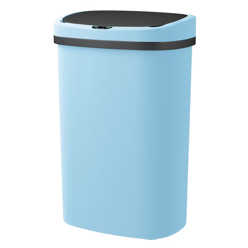 50L Touchless Motion Sensor Trash Can, Automatic Hands-Free Garbage Bin for Kitchen, Office, Bedroom & Living Room