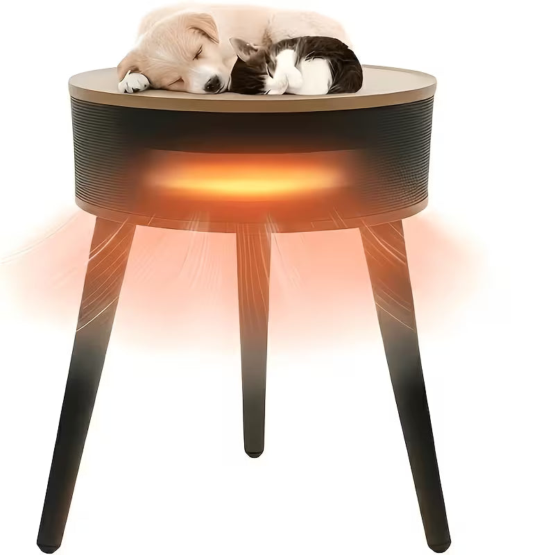 1500W PTC Ceramic Space Heater with LED Display, Remote Control, Oscillation & Adjustable Tripod Stand