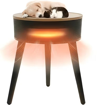 1500W PTC Ceramic Space Heater with LED Display, Remote Control, Oscillation & Adjustable Tripod Stand