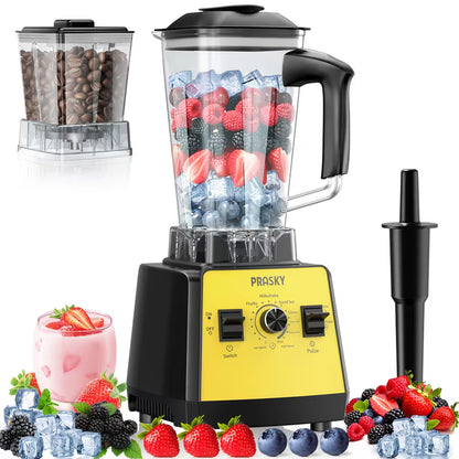 Professional Countertop Blender & Food Processor – 2400W, 25,000 RPM, 68 oz